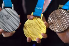 Từng chi tiết trên tấm huy chương trong Olympic Pyeongchang được thiết kế vô cùng tinh xảo. Nguồn: Unsorted