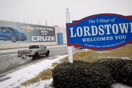 Nhà máy General Motors tại thành phố Lordstown sẽ ngưng hoạt động trong năm 2019. Nguồn New York Times