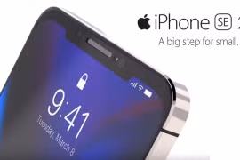 Ảnh render dựa trên bộ vỏ được cho là của iPhone SE 2 đăng tải trên trang BGR. (Nguồn: GadgetGig)