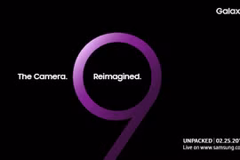 Sự kiện ra mắt Galaxy S9/S9 Plus dự kiến bắt đầu vào 12:00 trưa ngày 25/2, theo giờ Việt Nam