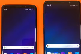 Galaxy S9/S9+ có vẻ ngoài bóng bẩy hơn người tiền nhiệm rất nhiều.Màn hình khởi động của Galaxy S9/S9+. Nguồn: Instagram