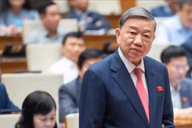 Đại tướng Tô Lâm - Bộ trưởng Bộ Công an trả lời chất vấn tại phiên họp ngày 7/11/2023.