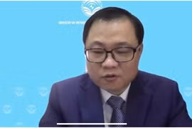 Ông Triệu Minh Long, Vụ trưởng Vụ HTQT phát biểu tại Hội thảo. Ảnh Mic