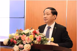 Thứ trưởng Phạm Anh Tuấn phát biểu tại diễn đàn. Ảnh Mic