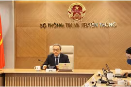 Thứ trưởng Phan Tâm phát biểu tại buổi tiếp. Ảnh Mic