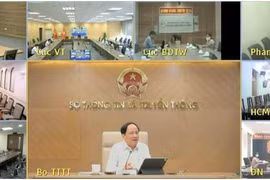 Thứ trưởng Phạm Anh Tuấn phát biểu tại cuộc họp. Ảnh Mic