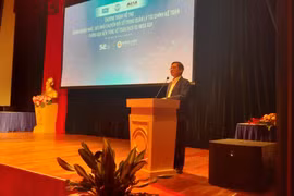 PGS.TS Đặng Văn Thanh phát biểu khai mạc Hội thảo. Ảnh AT