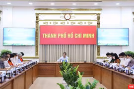 Toàn cảnh hội nghị chiều 26/4/2022. Ảnh- Linh Nhi