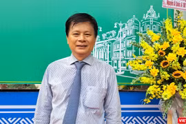 Phó Chủ tịch Hội Nhà báo Việt Nam, Chủ tịch Hội Nhà báo TP.HCM Trần Trọng Dũng trả lời VietTimes nhân ngày 21/6 - Ảnh: Hòa Bình 