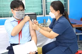 Chích ngừa COVID-19 cho trẻ dưới 12 tuổi ở TP.HCM. Ảnh: HCDC 