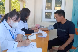 1.300 người dân ở Ba Bể bị bão lũ được 60 bác sĩ khám bệnh, phát thuốc miễn phí