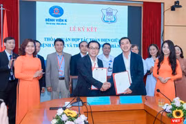 Lễ ký kết hợp tác toàn diện giữa Trường Đại học Y Hà Nội với Bệnh viện K