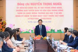 Trưởng Ban Tuyên giáo và Dân vận Trung ương tự hào về những đóng góp của các thế hệ Trường ĐHYHN