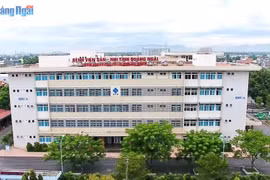 Bệnh viện Sản Nhi Quảng Ngãi (ảnh Báo Quảng Ngãi)