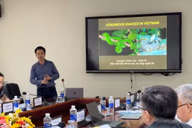 Triển khai dự án “Phản ứng nhanh hỗ trợ giảm thiểu rủi ro do tai nạn rắn độc cắn ở Việt Nam và khu vực” do một nhóm nhà khoa học thực hiện 