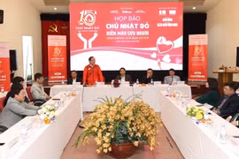 Họp báo về ngày hội hiến máu tình nguyện "Chủ nhật Đỏ"
