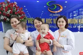 Những em bé chào đời từ các phương pháp hỗ trợ sinh sản tại Bệnh viện Nam học và Hiếm muộn Hà Nội