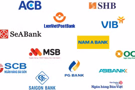 Ngân hàng rầm rộ lên sàn