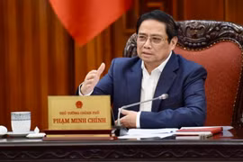 Thủ tướng Chính phủ Phạm Minh Chính phát biểu chỉ đạo tại cuộc họp (Ảnh: VGP)