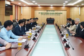 Toàn cảnh buổi làm việc giữa FTSE Russell và UBCKNN (Nguồn: SSC)