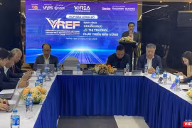 Toàn cảnh họp báo công bố diễn đàn thị trường bất động sản Việt Nam 2026