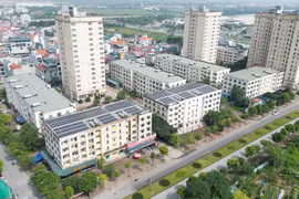 Khu nhà ở công nhân xã Kim Chung (Đông Anh, Hà Nội).