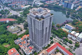 Dự án “dát vàng” của Tân Hoàng Minh đã đổi tên thành Hanoi Signature. Ảnh: Lệ Chi