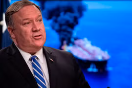 Ngoại trưởng Mỹ Mike Pompeo đang thổi bùng ngọn lửa chiến tranh với Iran? (Ảnh: AP)