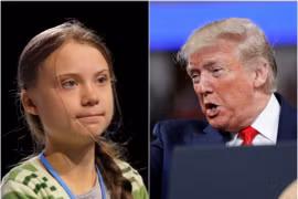 Đây là lần thứ hai mà Tổng thống Trump buông lời chế giễu Greta Thunberg (Ảnh: Business Insider)