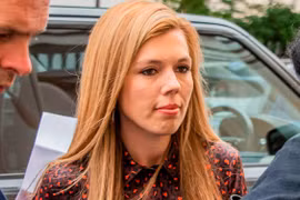Carrie Symonds, bạn gái Thủ tướng Anh Boris Johnson (Ảnh: AP)