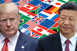 Cuộc gặp Trump-Tập bên lề Hội nghị thượng đỉnh G20 ở Osaka, Nhật Bản thu hút mọi ánh nhìn (Ảnh: Nikkei)