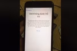 Sim ghép bị vô hiệu hóa, người dùng không thể kích hoạt iPhone Lock (ảnh: Facebook)