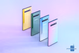 ảnh dựng theo tin đồn về Galaxy Note 10 (Phone Arena)