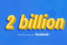Facebook đạt mức 2 tỷ người dùng thường xuyên hàng tháng