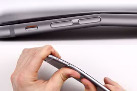 Có thể bẻ cong iPhone 6 bằng tay (ảnh 9to5Mac)