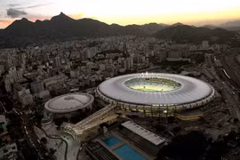 Trận chung kết sẽ được tổ chức trên sân vận động huyền thoại Maracanã, bang Rio de Janeiro có sức chứa 74.738 chỗ ngồi (ảnh LĐBĐ Brazil)