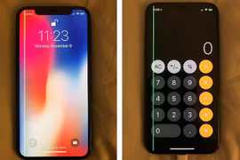 iPhone X dính lỗi sọc màn (ảnh Phone Arena)