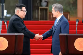 Hai nhà lãnh đạo Hàn Quốc - Triều Tiên đã tìm được tiếng nói chung trong nhiều vấn đề quan trọng (ảnh: NK News)