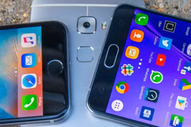 Trong khi Apple quyết định chia tay với Touch ID thì các nhà sản xuất Android lại trung thành với công nghệ này (ảnh: Android Authority)