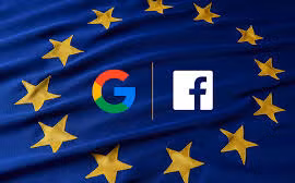 Google và Facebook sẽ phải trả tiền cho các hãng truyền thông châu Âu nếu một bộ luật về bản quyền được thông qua vào ngày 12/9 tới đây (ảnh: Adweek)