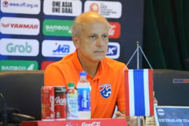 HLV Alexandre Gama của đội U23 Thái Lan
