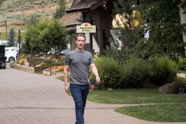 Giám đốc Điều hành Facebook Mark Zuckerberg (ảnh: Drew Angerer/Staff)