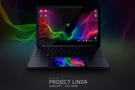 Laptop "dị" của hãng Razer (ảnh: Razer)