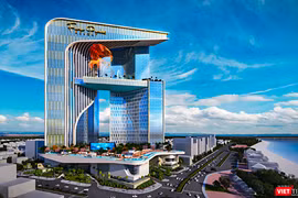 Phối cảnh ý tưởng về trung tâm tài chính quốc tế tại Đà Nẵng