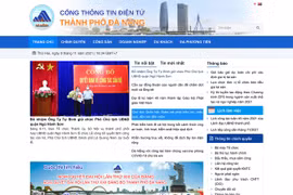 Trang web Cổng thông tin điện tử TP Đà Nẵng