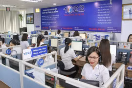 Không gian làm việc của Tổng đài 1022 Đà Nẵng