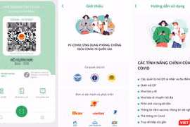Giao diện ứng dụng PC-Covid