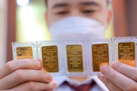 ACB là nhà băng đầu tiên công bố ra mắt thương hiệu vàng miếng riêng. Ảnh: BA