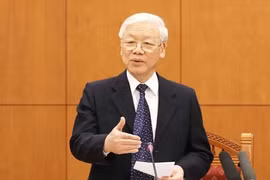 Tổng Bí thư, Chủ tịch nước Nguyễn Phú Trọng - Trưởng Tiểu ban văn kiện Đại hội XIII của Đảng.