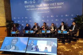 Ông Đỗ Công Anh phát biểu tại phiên thảo luận quốc tế trực tuyến với chủ đề Why Vietnam. 